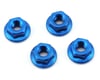 Image 1 for 175RC Aluminum 4mm Serrated Wheel Nuts (Blue)