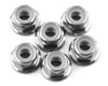 Image 1 for 175RC Lightweight Aluminum M3 Flanged Lock Nuts (Silver) (6)