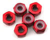 Image 1 for 175RC Lightweight Aluminum M3 Lock Nuts (Red) (6)