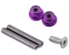 Image 1 for 175RC RB10 "Ti-Look" Lower Arm Studs (Purple) (2)