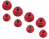 175RC Associated DR10M Aluminum Nut Kit (Red) (8)