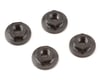 1UP Racing Pro Duty Titanium 4mm Lockdown Wheel Nuts (Black) (4)