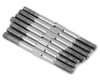 1UP Racing TLR 22X-4 Pro Duty Titanium Turnbuckle Set (Triple Polished Silver)