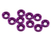1UP Racing 3mm Countersunk Washers (Purple) (10)