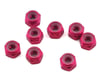 1UP Racing 3mm Aluminum Locknuts (Pink) (8)
