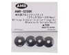 Image 2 for AMR 4mm Aluminum Serrated Flange Nut (Black) (4)