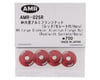 Image 2 for AMR 4mm Aluminum Serrated Flange Nut (Red) (4)
