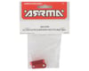 Image 2 for Arrma Aluminum Fr Suspension Mounts Red (2) ARA330594