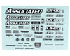 Image 1 for Team Associated DR10 Decal Sheet