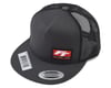 Team Associated Factory Team Logo "Flatbill" Trucker Hat (Black/Grey) (One Size Fits Most)