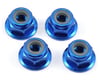 Image 1 for Axial Wheel Nut M4 Serrated Blue (4) AXIAXA1046