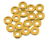 Image 1 for Team Brood 3mm 6061 Aluminum Button Head Washer (Yellow) (16)