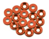 Image 1 for Team Brood 3mm 6061 Aluminum Countersunk Washer (Orange) (16)