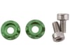 Image 1 for Team Brood 3mm Motor Washer Heatsink w/Screws (Green) (2) (6mm)
