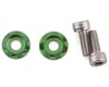 Team Brood 3mm Motor Washer Heatsink w/Screws (Green) (2) (8mm)