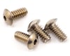 Image 1 for CRC 1/4"x4-40 Stainless Steel Button Head Screw (4)