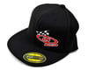 Image 1 for DE Racing Logo "Flatbill" FlexFit Cap (Black) (L/XL)