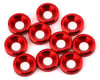 DragRace Concepts 3mm Countersunk Washers (Red) (10)