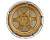 Image 2 for DS Racing Drift Element 6 Spoke Drift Wheels (Gold & Chrome) (2)