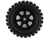 Image 2 for DuraTrax Lockup MT Belt 3.8" Mounted 0 Offset 17mm Black Front/Rear Tires (2) DTXC5630