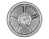 Image 2 for Mikuni Work Equip 5-Spoke Drift Wheels (Chrome Silver) (2) (7mm Offset)