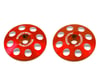Image 1 for Exotek 22mm 1/8 XL Aluminum Wing Buttons (2) (Red)