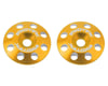 Image 1 for Exotek Flite V2 16mm Aluminum Wing Buttons (2) (Gold)
