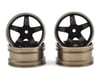 Image 1 for Firebrand RC HighFive PRO SERIES Aluminum Drift Wheels (4) (Gunmetal/Black)