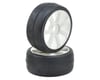 Image 1 for Flash Point 17mm Hex 1/8 Pre-Mounted GT Belted Rubber Tires (White) (2) (Super Soft)
