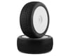GRP Tyres Contact Pre-Mounted 1/8 Buggy Tires (2) (White) (Soft)