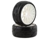 Image 1 for GRP Tyres GT - TO3 Revo Belted Pre-Mounted 1/8 Buggy Tires (White) (2) (XB3)