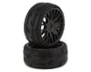 GRP Tyres GT - TO3 Revo Belted Pre-Mounted 1/8 Buggy Tires (Black) (2) (XB1)