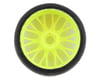 Image 2 for GRP Tyres GT - TO4 Slick Belted Pre-Mounted 1/8 Buggy Tires (Yellow) (2) (XB3)