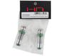 Image 2 for Hot Racing Twin Hammer Aluminum Rear Threaded Shock Bodies (Green) (2)