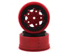 JConcepts Tremor Black Beadlock Slash Rear 4x4 F/R Red Wheel (2) JCO3391RB
