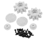 Image 3 for JConcepts Aggressor 2.6x3.6" Monster Truck Wheel (White) (2) w/17mm Hex
