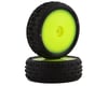 Image 1 for JConcepts Mini-B Swagger Pre-Mounted Front Tires (Yellow) (2) (Pink)