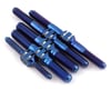 J&T Bearing Co. Associated RC8B4/RC8B4e Titanium "Milled" Turnbuckle Kit (Blue)
