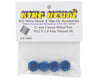 Image 2 for King Headz 17mm Fine Thread Closed End Wheel Nut (Blue) (4)