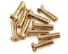 Klinik 4mm Gold Plated Bullet Connectors (10)
