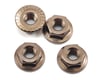 Image 1 for Kyosho 4x4.5mm Aluminum Flanged Locknut (Gun Metal) (4)