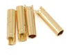 Image 1 for ProTek RC 4.0mm "Super Bullet" Solid Gold Connectors (4 Female)