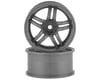 RC Art Evolve 33-R 5-Split Spoke Drift Wheels (Silver) (2) (8mm Offset)