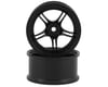 RC Art SSR Professor SPX 5-Split Spoke Drift Wheels (Black) (2) (Deep Face 8mm Offset)