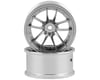RC Art SSR Reiner Type 10S 5-Split Spoke Drift Wheels (Chrome Silver) (2) (Deep Face 8mm Offset)