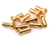 Image 1 for Ruddog 4mm Gold Male Bullet Plug (10) (12mm Long)
