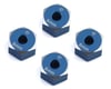 Image 1 for Samix Element Enduro Aluminum Hex Adapter (Blue) (4) (8mm)