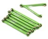 Samix SCX24 Aluminum Link Set (7) (133.7mm) (Green)