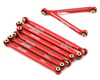Samix SCX24 Aluminum Link Set (7) (133.7mm) (Red)