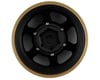 Image 2 for Samix SCX24 Aluminum & Brass Adjustable Offset 1.0" Beadlock Wheels (Black) (4)